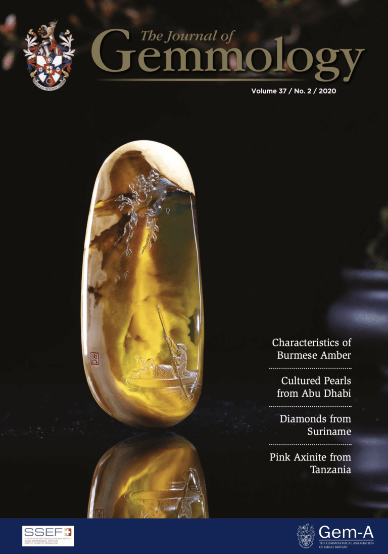 The Journal of Gemmology Archive - The Journal of Gemmology Archive - 2020 37 2 cover