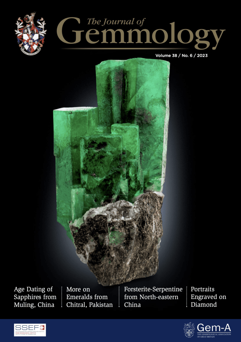The Journal of Gemmology Archive - The Journal of Gemmology Archive - 2023 38 6