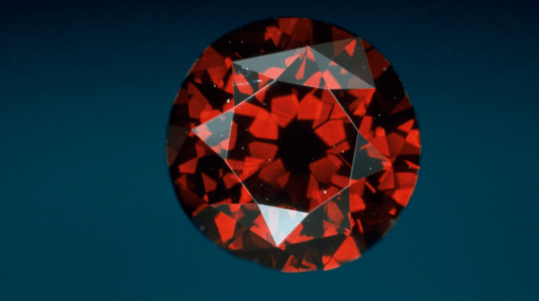 The DeYoung Red Diamond, courtesy of the Smithsonian National Museum of Natural History.
