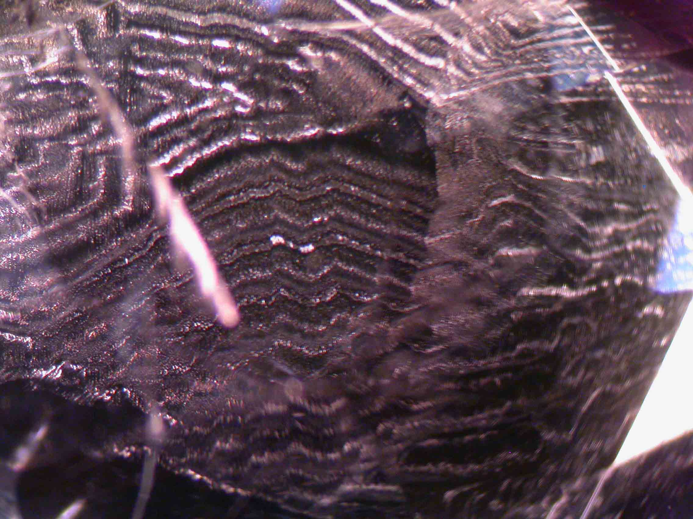 Gemmology Insights: Once in a Lifetime Inclusions for Gemmologists - Inclusions,Inclusions for Gemmologists - Quartz Amethyst Tiger Stripe Inclusion 6480 PD